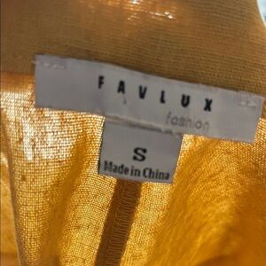 FAVLUX Vibrant Yellow Blouse